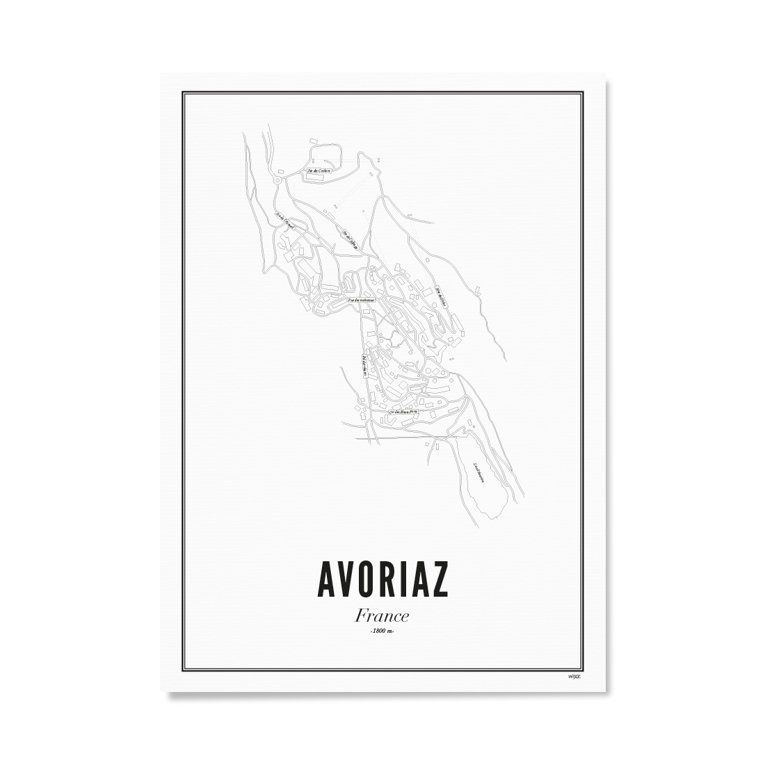 Poster von Avoriaz | WIJCK.